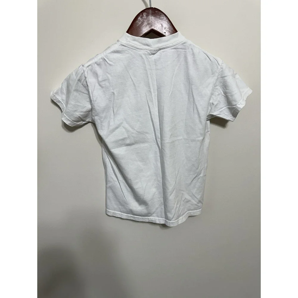 Vintage‎ Neopets Kacheek T-Shirt White Y2K Rainbow Graphic Youth M 10-12